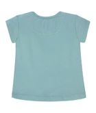 T-shirt dziewczęcy, miętowy, Kanz