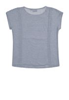 T-shirt dziewczęcy, niebieski, Tom Tailor