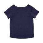 T-shirt dziewczęcy, niebieski, Tom Tailor