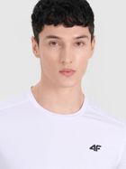 T-shirt męski, biały, 4F
