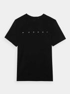 T-shirt męski, czarny, 4F