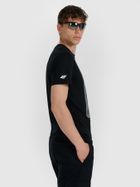 T-shirt męski, czarny, 4F