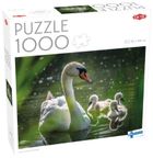 Tactic, Łabędź na jeziorze z dziećmi, puzzle, 1000 elementów
