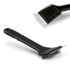 Tadar, BBQ, szczotka do grilla ze skrobakiem, 2w1, czarna