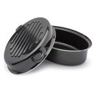 Tadar, brytfanna emaliowana, z pokrywą grillową, 38 cm