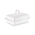 Tadar, maselnica ceramiczna, biala, 16,5-12,4-2,5 cm