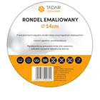 Tadar, rondel, emaliowany, 14 cm, 0.85l, lawenda