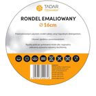Tadar, rondel, emaliowany, 16 cm, 1.15l, lawenda