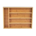 Tadar, wkład do szuflady, bambusowy, 5 przegródek, 35,5-26,5-5 cm