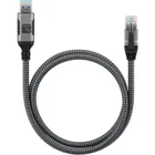 Techly, RJ45, kabel sieciowy, USB-A, 1m