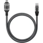Techly, RJ45, kabel sieciowy, USB-C, 3m