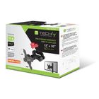 Techly, uchwyt na słup do monitora, LED/LCD 13-30, 10 kg, VESA regulowany, czarny