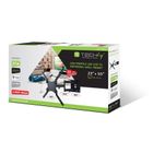 Techly, uchwyt ścienny, LCD/LED, 23-55", podwójne ramię, 45 kg, czarny