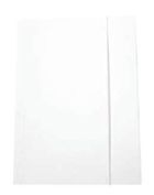 teczka A4 z gumką, biała, 1 szt.