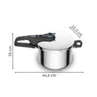 Tefal, Secure Trendy Pressure, szybkowar, srebrny, 6 l