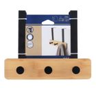 Tendance, metalowy wieszak na drzwi, 3 haczyki, 20-25-9 cm