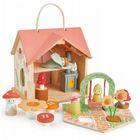 Tender Leaf Toys, Przenośny leśny domek z figurkami