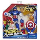 The Avengers, Super Hero Mashers, Captain America, figurka z bronią