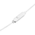 Thomson, Słuchawki dokanałowe z mikrofonem EAR3203W, Białe