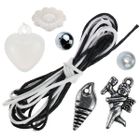 Titanum, Craft-fun Series, perełki dekoracyjne, zestaw do zrobienia biżuterii, tonacja biała