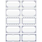 Titanum, naklejki na zeszyty, biało-niebieskie