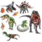 Titanum, naklejki wypukłe, miękkie, dinozaury