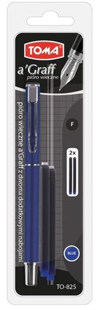 Toma, a'Graff, pióro wieczne + naboje niebieskie, 1 szt.