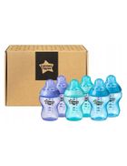 Tomee Tippee, zestaw butelek, 260 ml, boy, 6 szt.
