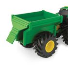 Tomy, John Deere, Monster, traktor z przyczepą, zabawka z światłem i dźwiękiem