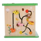Tooky Toy, drewniana kostka aktywności, sorter