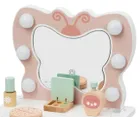 Tooky Toy, drewniana toaletka małej księżniczki, motyl
