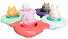 Toomies, Świnka Peppa, zestaw pontoników z figurkami, zabawka do kąpieli