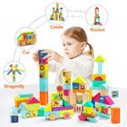 Top Bright, klocki drewniane i gumowe, 80 elementów