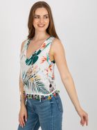 Top damski, biały, Baiyibaishun