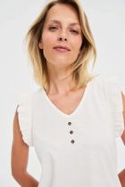 Top damski, biały, Moodo