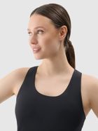 Top damski, czarny, 4f