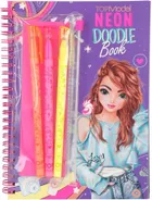 Top Model, Neon Doodle, zestaw kreatywny z żelopisami, naklejki