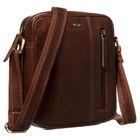 Torba listonoszka, brązowa, skórzana, Peterson