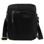 Torba listonoszka, czarna, skórzana, Peterson