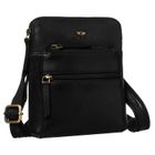 Torba listonoszka, czarna, skórzana, Peterson