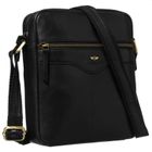 Torba listonoszka, czarna, skórzana, Peterson