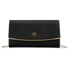 Torebka kopertówka, czarna, Rovicky