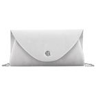 Torebka kopertówka, srebrna, Rovicky