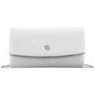 Torebka kopertówka, srebrna, Rovicky