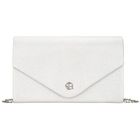 Torebka kopertówka, srebrna, skóra ekologiczna, Rovicky