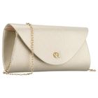 Torebka kopertówka, złota, skóra ekologiczna, Rovicky