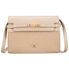 Torebka listonoszka, beżowa, Peterson