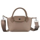 Torebka listonoszka, beżowa, Peterson