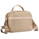 Torebka listonoszka, beżowa, skóra ekologiczna, Peterson