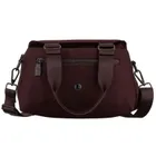 Torebka listonoszka, bordowa, Peterson